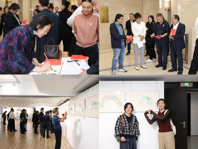 我校工會承辦北京市教育系統(tǒng)教職工慶祝中華人民共和國成立75周年書畫精品展